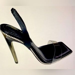 Good American Rhinestone Ombre Heel Shoe - Size 13